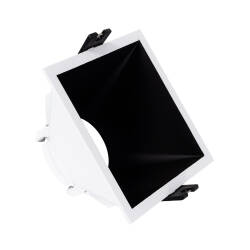 Product Square Low UGR 45º Downlight Ring for GU10 / GU5.3 LED Bulbs with 85x85mm Cut Out