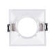 Prodotto da Portafaretto Downlight Quadrato Basso UGR per Lampadina LED GU10 Foro 85x85 mm