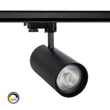 Reflektor LED New d'Angelo Czarny 30W CCT LIFUD ze Zmienną Optyką do Szyn Trójfazowych