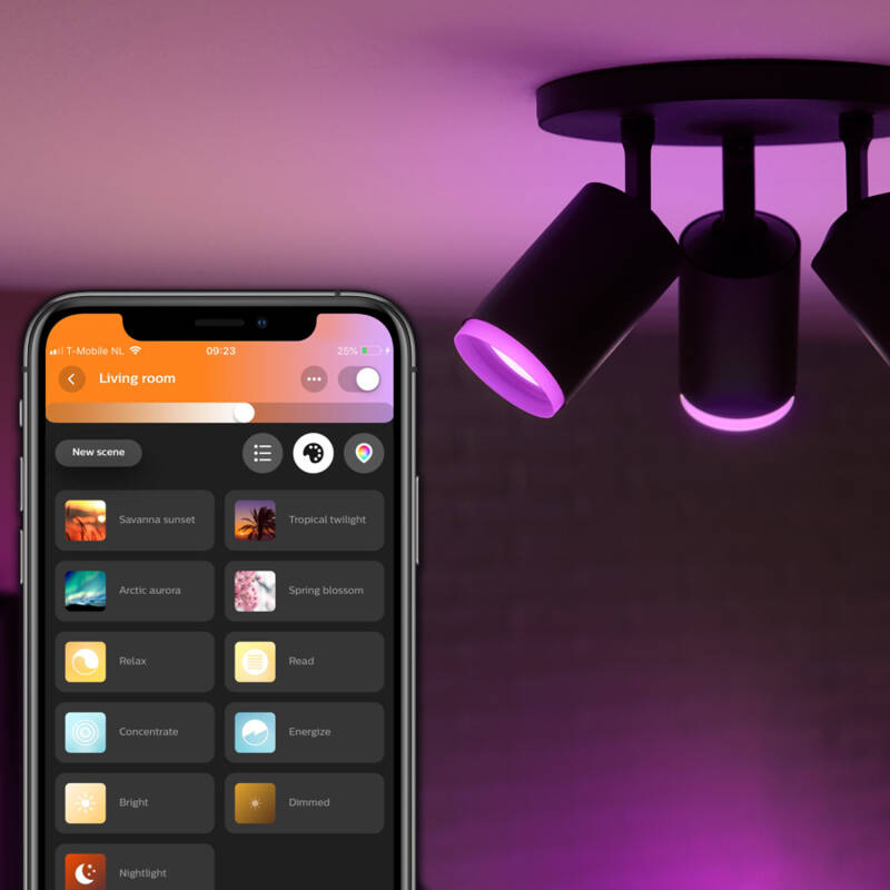 Prodotto da Lampada da Soffitto LED White Color Fugato 3x6W PHILIPS Hue 