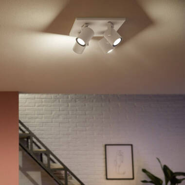 Prodotto da Lampadario LED White Color Argenta 4x6W PHILIPS Hue 