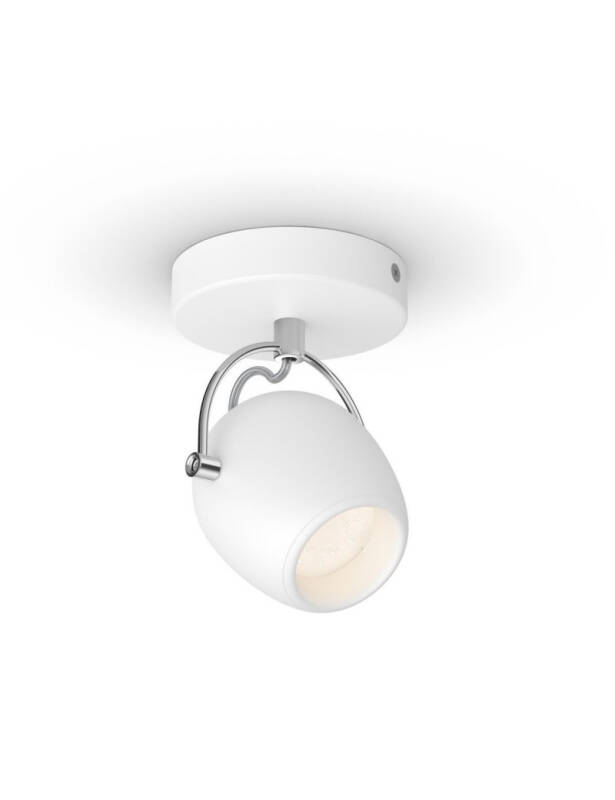 Product van Plafondlamp PHILIPS Rivano LED 4.3W met 1 Spotlight