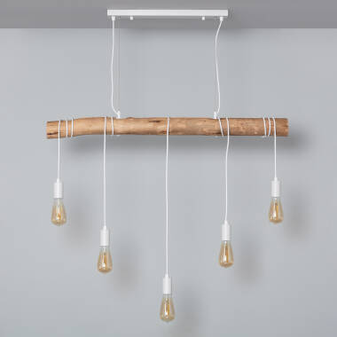 Product of Yagis Metal & Wood Pendant Lamp