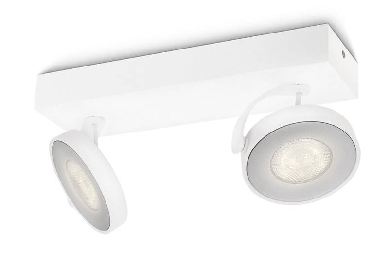 Product van Plafondlamp PHILIPS Clockwork Dimbaar LED 2x4.5W