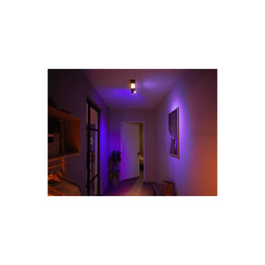 Produit de Plafonnier LED White Color Centris GU10 2x5.7W PHILIPS Hue 