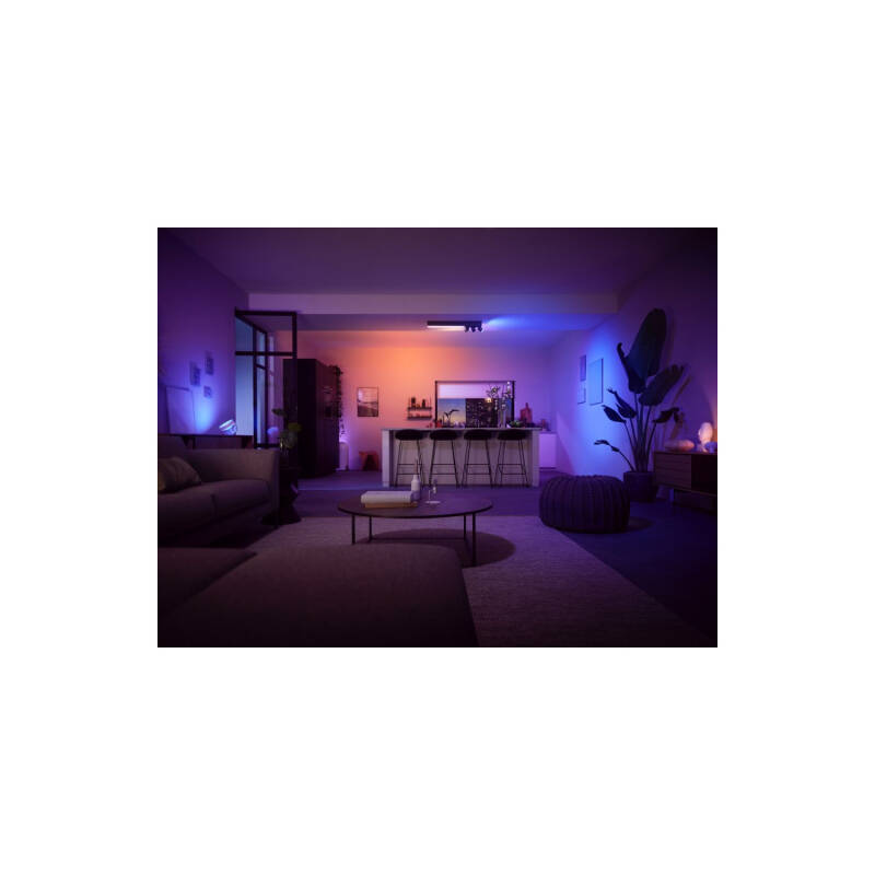 Product van Plafondlamp White Color GU10 3x5.7W PHILIPS Hue Centris 