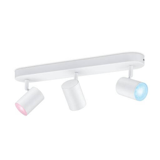 Product van Plafondlamp WiZ Imageo CCT Smart WiFi + Bluetooth LED 4.9W Drie Spotlights Dimbaar