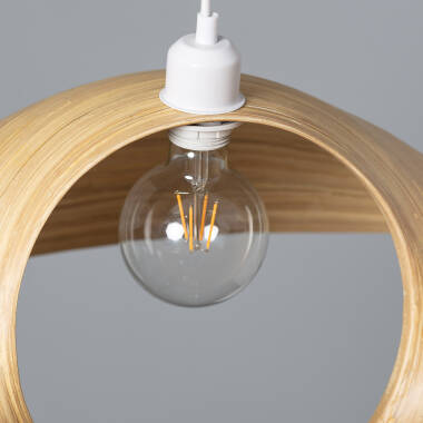 Product of Acacia Shuka Big Bamboo Pendant Lamp ILUZZIA  Ø600 mm