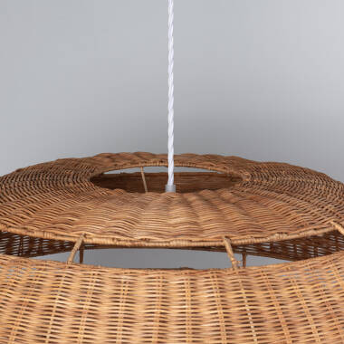 Product of Bulang Oblate Rattan Pendant Lamp ILUZZIA Ø800 mm 