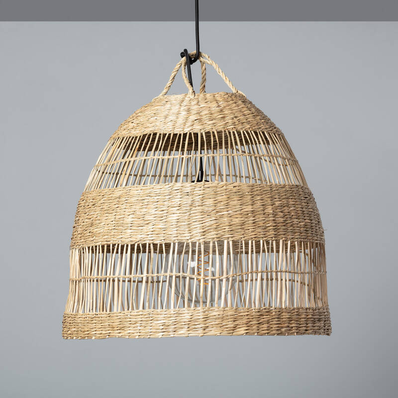 Product van Hanglamp Big Sami Ø450 mm  Natuurlijke Vezels  ILUZZIA