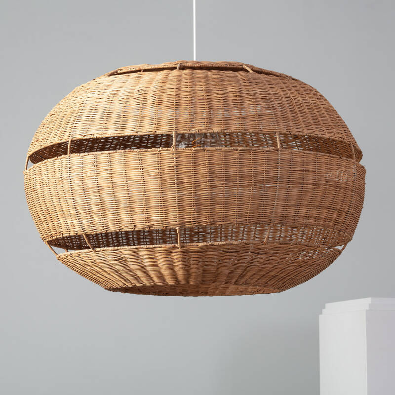 Produkt von Hängeleuchte Rattan Oblate Bulang Ø800 mm ILUZZIA