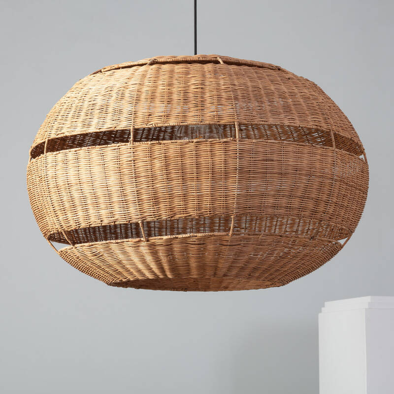 Product of Bulang Oblate Rattan Pendant Lamp ILUZZIA Ø800 mm 