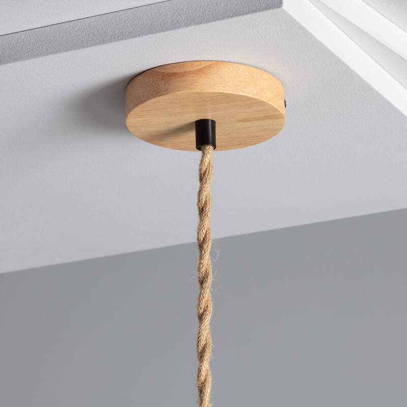 Producto de Hanglamp Big Sami Ø450 mm  Natuurlijke Vezels  ILUZZIA