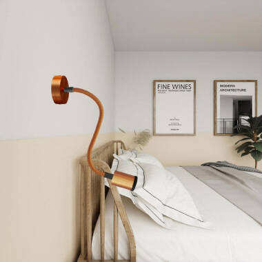 Produkt od Flexibilní Nástěnná Lampa LED Mini Spotlight Flex 30 Creative-Cables APMFLGUTIS30TISRM04-L