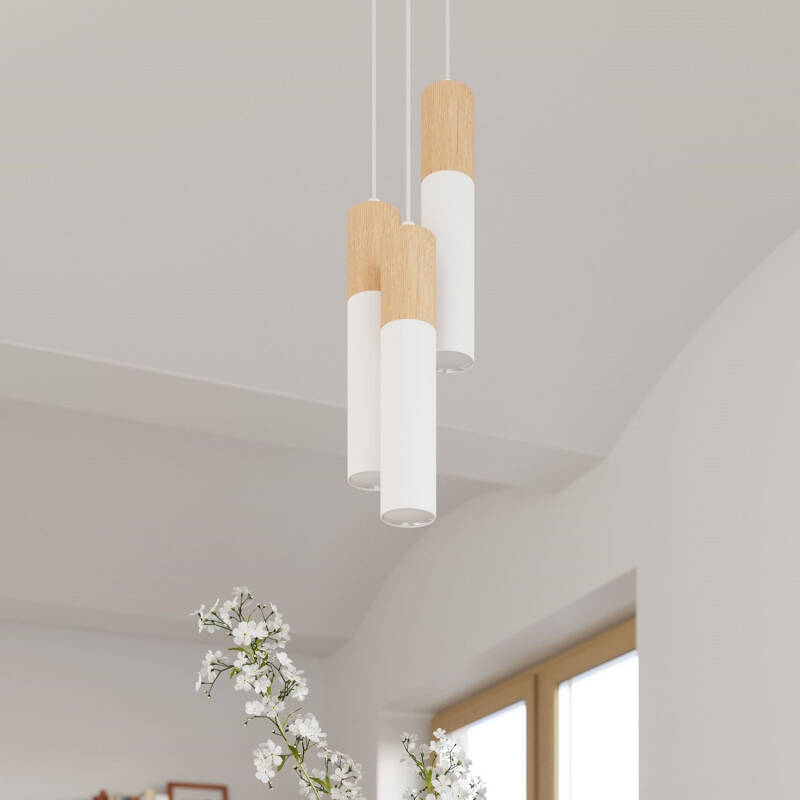 Produit de Suspension Bois Pablo 3P SOLLUX 