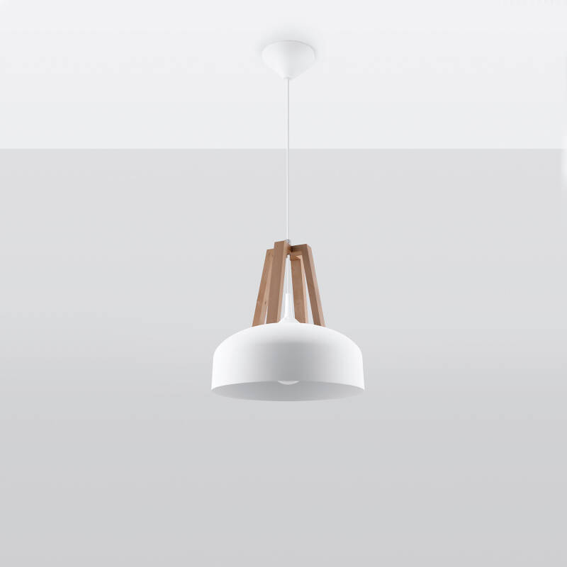 Product of Casco Natural Wooden Pendant Lamp SOLLUX