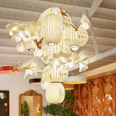 Product of MiniMikado LZF Wooden Pendant Lamp