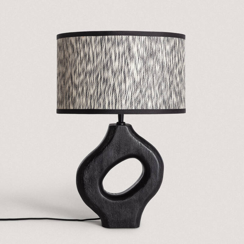 Producto de Lampe à Poser en bois Dhara ILUZZIA