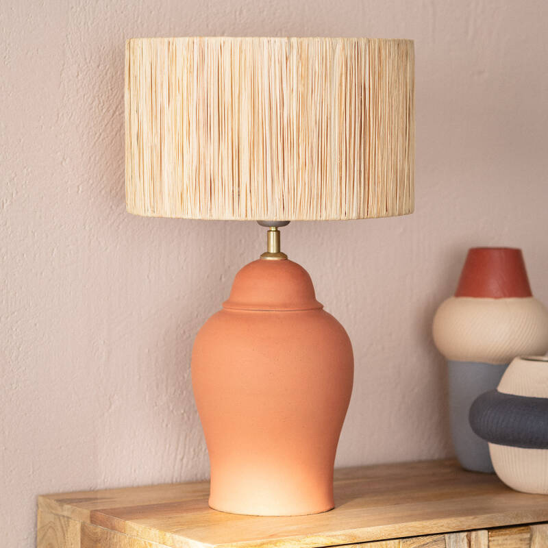 Produit de Lampe à Poser Terracota Ilana ILUZZIA