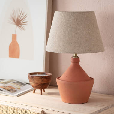 Prodotto da Lampada da Tavolo Terracotta  Aike ILUZZIA