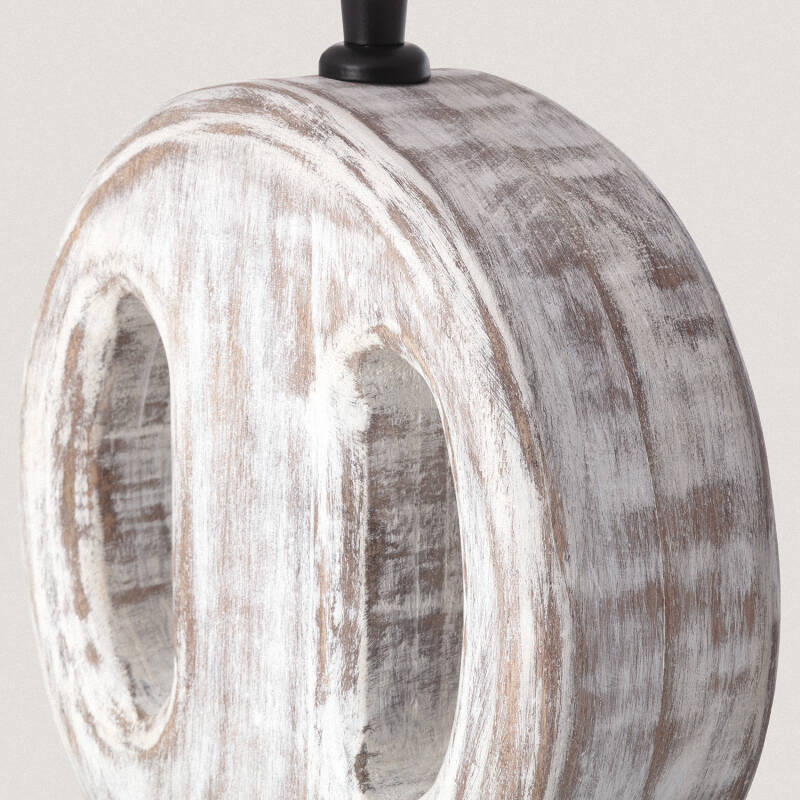 Product of Chandra Wooden Table Lamp ILUZZIA 