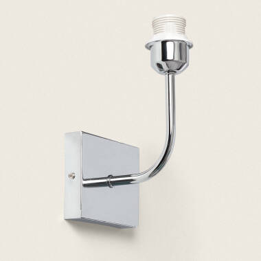 Product van Wandlamp Metaal Silver-Wollen Conne