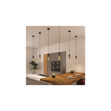 Product of Creative-Cables PSMV_ Pantalla Doble Tub-E14 LED Pendant Lamp