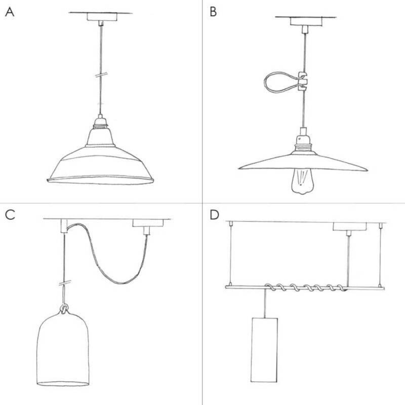 Product van Hanglamp Creative-Cables Model PDM Mini XS