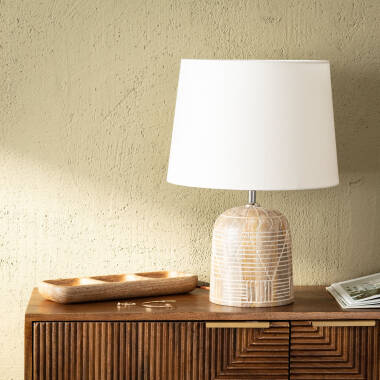 Produit de Lampe à Poser en bois Koson ILUZZIA