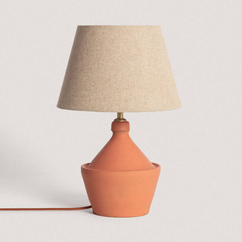 Produit de Lampe à Poser Terracota Aike ILUZZIA