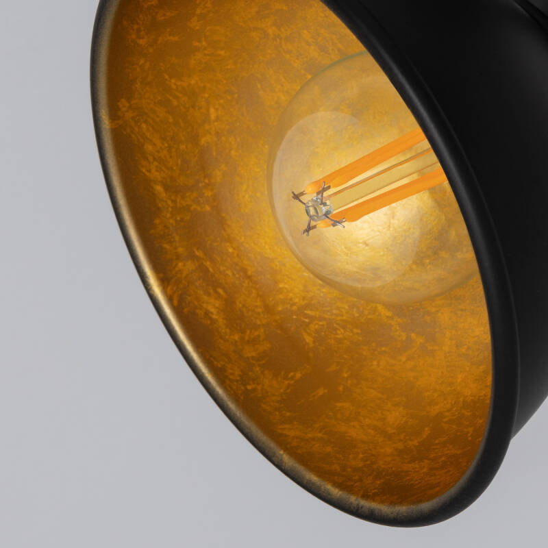 Product of Emer Adjustable Metal 2 Spotlight Black Ceiling Lamp