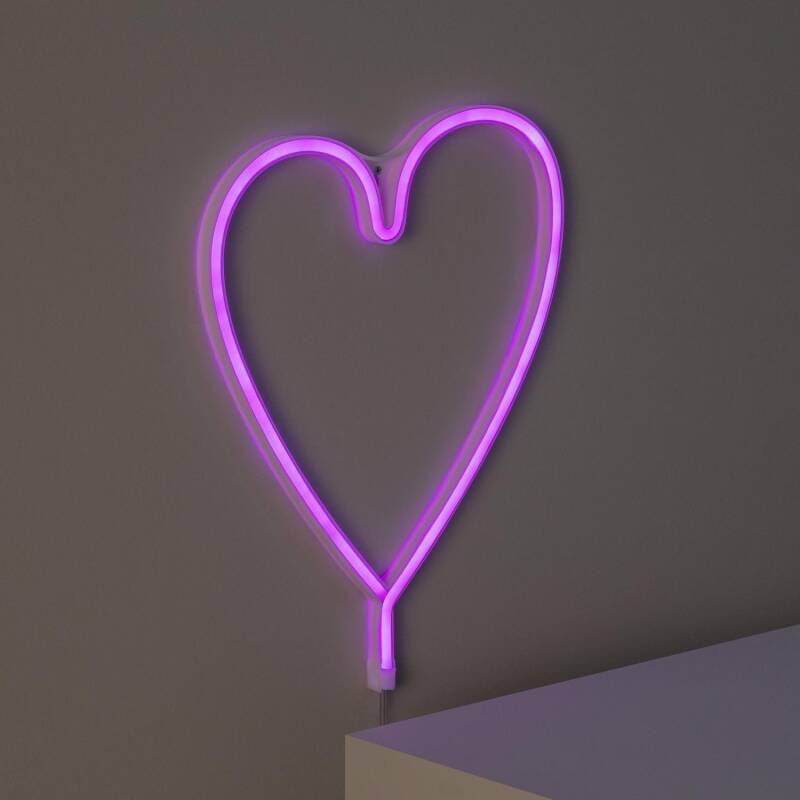 Product van Neon LED hart met Batterij