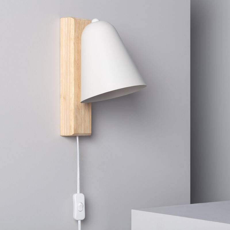 Produit de Lampe Murale Bois et Métal Mysen