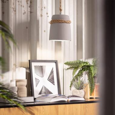 Product van Hanglamp  Cement en Touw Dawan