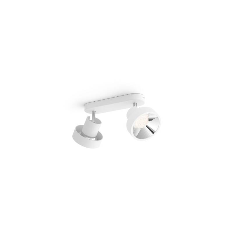 Prodotto da Lampada da Soffitto LED con Due Faretti PHILIPS Bukko  2x4.3W