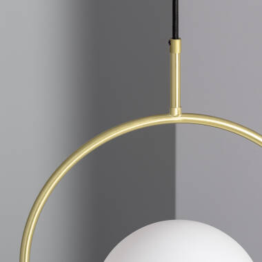 Product van Hanglamp van Metaal en Glas Moonlight Diplo