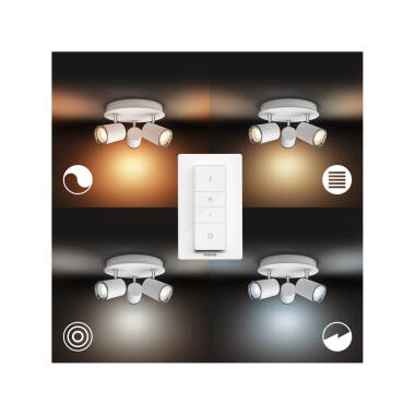 Produkt von Deckenleuchte White Ambiance 3xGU10 Rund PHILIPS Hue Adore