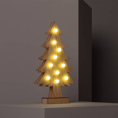 Product of LED Wooden Christmas Tree with Battery 