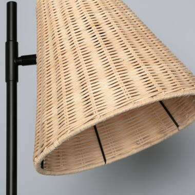 Product van Staande lamp  Metaal en Rotan Cesto