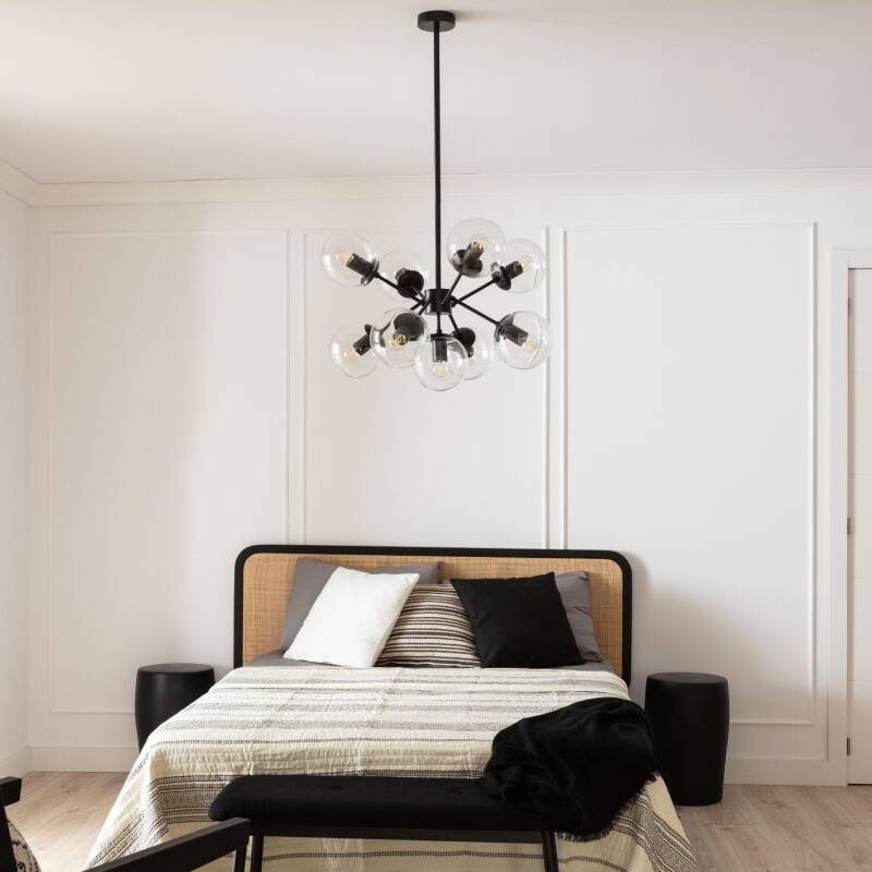 Product of Wassily 9 Spotlight Metal & Glass Pendant Lamp