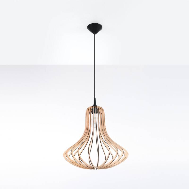 Product of Elza Wooden Pendant Lamp SOLLUX