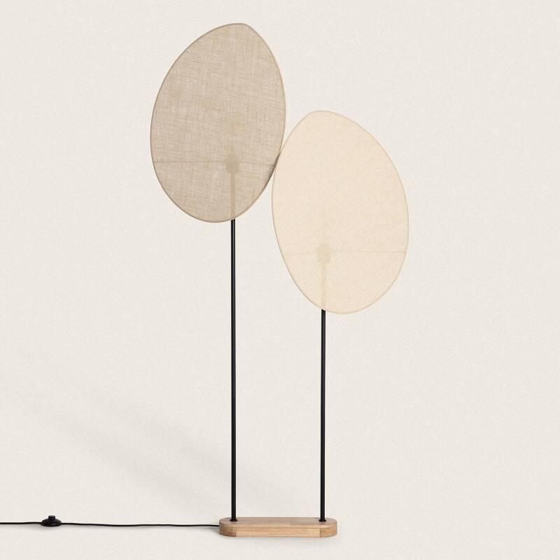 Produit de Lampadaire Métal et Textile Elliptica