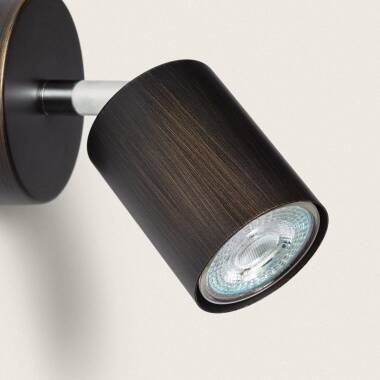 Product van Plafondlamp Rond Richtbaar van Metaal 1-Spot  Whitstable