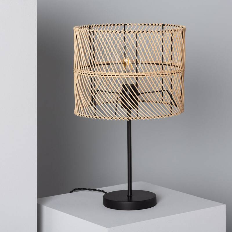 Product of Carrere Rattan Table Lamp ILUZZIA 