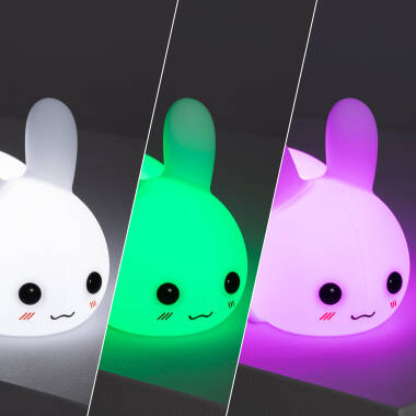 Produkt von LED-Nachtlicht Hase RGB Silikon