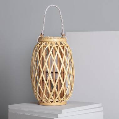 Product of Alejandría Rattan Big LED Table Lamp