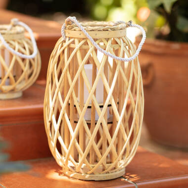 Product of Alejandría Rattan Big LED Table Lamp