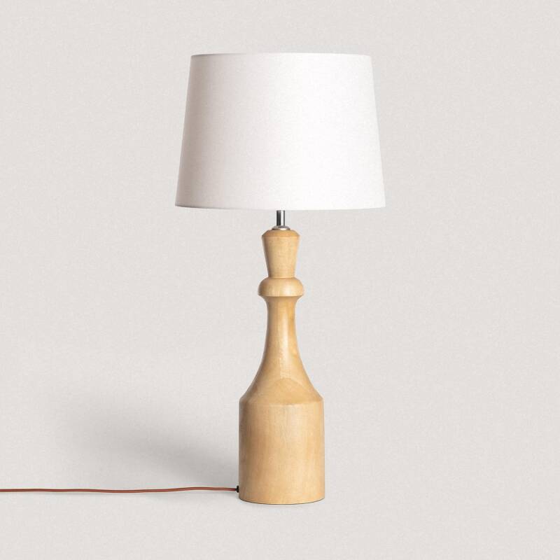 Produit de Lampe à Poser en bois Marala ILUZZIA