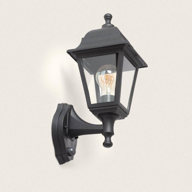 Product of Sennen Outdoor Wall Lamp with in Black with PIR Sensor 