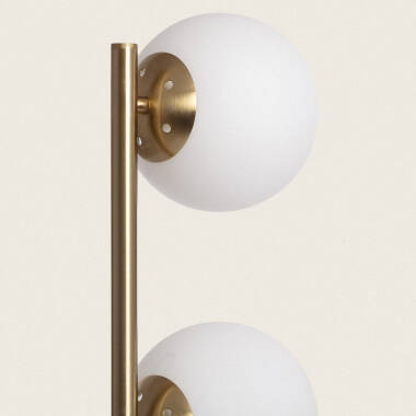 Prodotto da Lampada da terrade Metallo e Vetro Moonlight Brass 3 Lampade